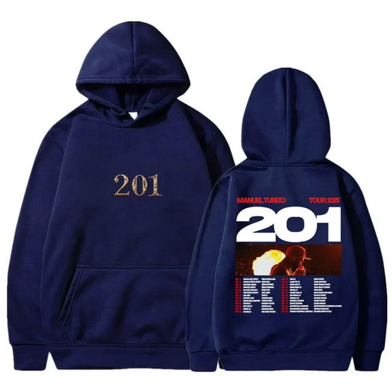 Manuel Turizo 201 Tour Hoodies Streetwear Pullovers Women Men Fashion Long Sleeve Sweatshirts