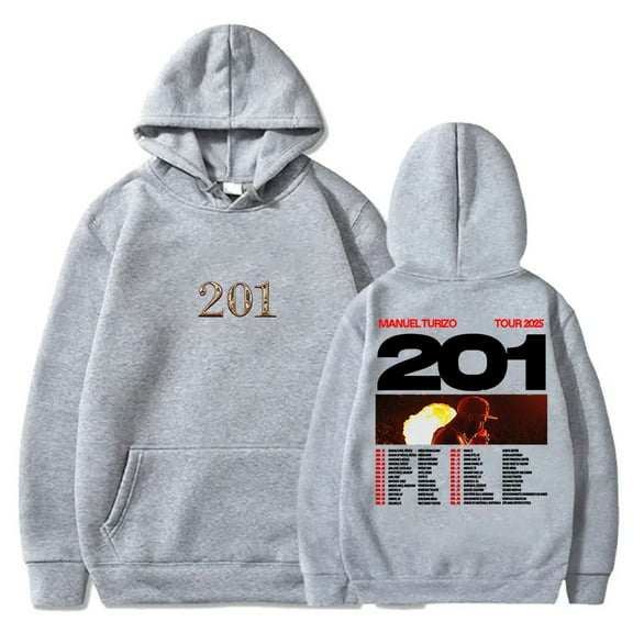 Manuel Turizo 201 Tour Merch Hoodies Streetwear Pullovers Women Men Fashion Long Sleeve Sweatshirts