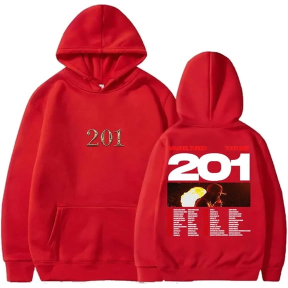 Manuel Turizo 201 World Tour 2025 Merch Hoodies Casual Hooded Sweatshirt Unisex Pullover Clothing