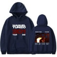 thumbnail image 1 of Manuel Turizo 201 World Tour Hoodies Women Men Casual Long Sleeve Sweatshirt Fashion Clothes, 1 of 5