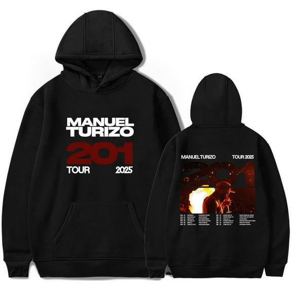 Manuel Turizo 201 World Tour Merch Hoodies Women Men Casual Long Sleeve Sweatshirt Fashion Clothes