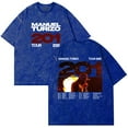 thumbnail image 1 of Manuel Turizo 201 World Tour Merch T-Shirt Cotton Wash Tee Women Men Short Sleeve Crewneck Tee, 1 of 3