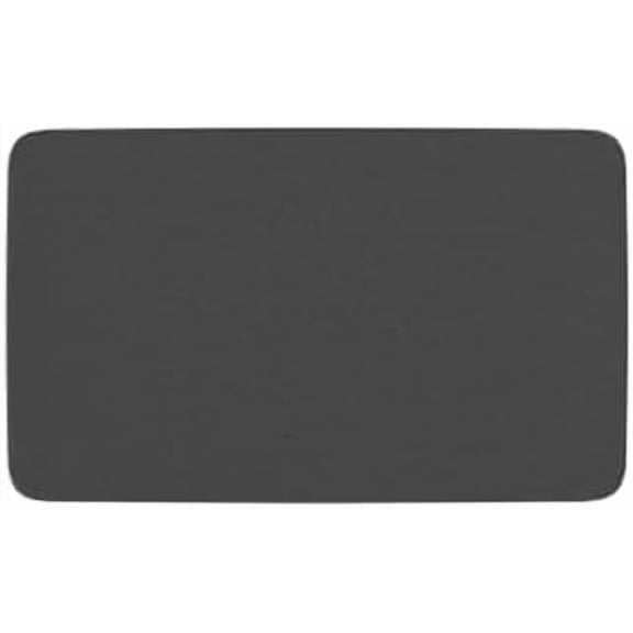 Manufacture Rock Rectangular Multifunction Plate, 11 x 6.5 in, Premium Porcelain, Made in Germany, Matte Black