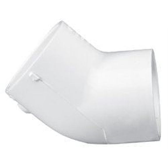 PVC Elbow, 45 Degrees, Socket x Socket, 8 in Pipe Size