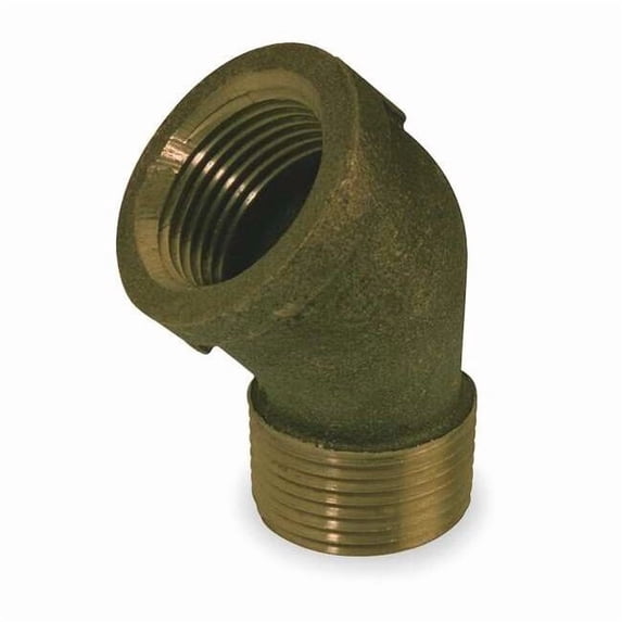 Manufacturer Varies 45 Street Elbow, Red Brass, 3/4 in 1VEY2