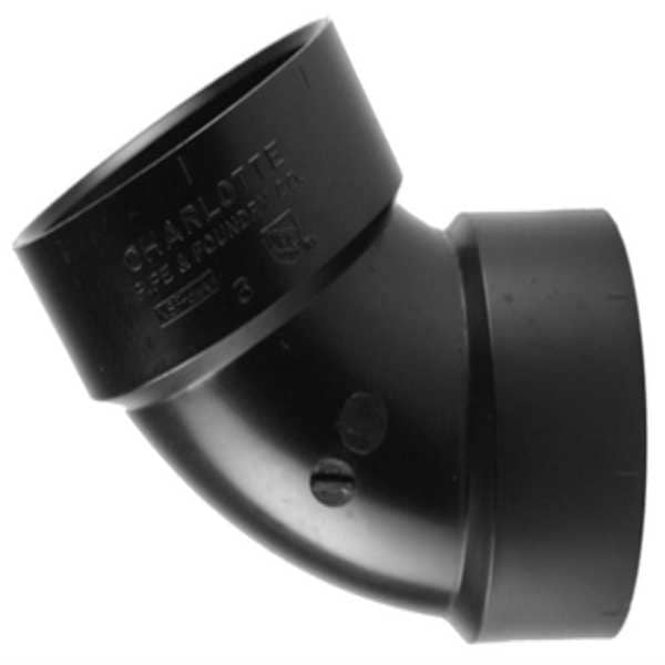 Cantex PVC 45 Degree Elbow – 1-1/2 Inch Schedule 40 Pipe Fitting, Corrosion Resistant, For Plumbing & DIY
