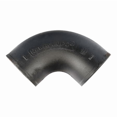 Manufacturer Varies 90 Bend,Cast Iron,4 in Pipe Size,Socket 220194