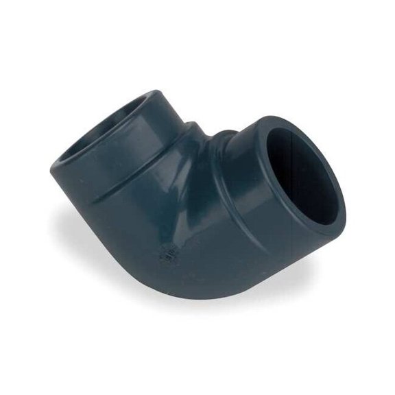PVC Elbow, 90 Degrees, FNPT x FNPT, 2-1/2 in Pipe Size