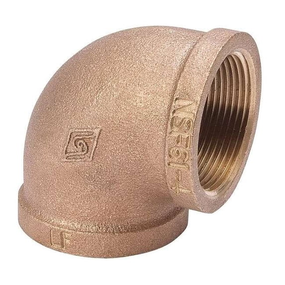 Manufacturer Varies 90 Elbow, Brass, 1 1/4 ",FNPT 22UK99