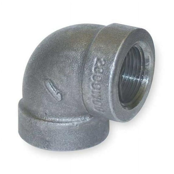 Manufacturer Varies 90 Elbow, Malleable Iron, 1 1/2 in 1LBH2