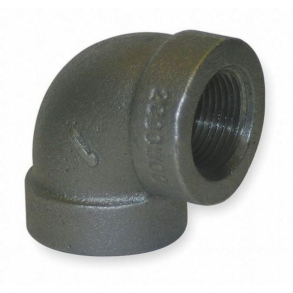 90 Degree Elbow 90 Degree Elbow, 3/8" Pipe, FNPT, Malleable Iron, Class 150