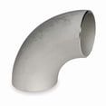 thumbnail image 1 of 2 in 304L Stainless Steel Butt Weld 90Â° Long Radius Elbow Schedule 10, 1 of 1