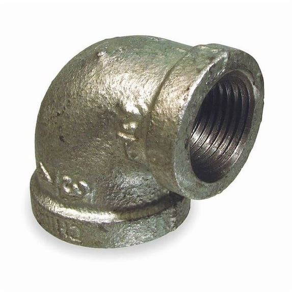 Manufacturer Varies 1" x 3/4" FNPT Galvanized 90 Degree Reducing Elbow 5P809