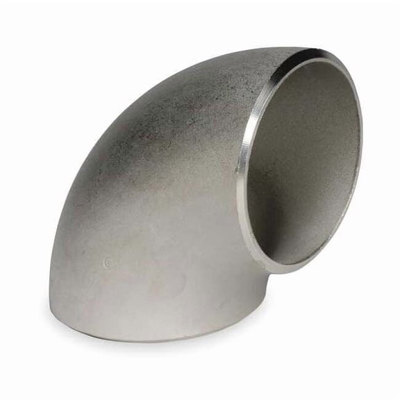 1" Butt Weld 304L SS Short Radius 90 Degree Elbow Sch 10 4381009600