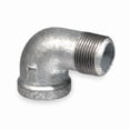 thumbnail image 1 of Manufacturer Varies 1/8" FNPT x MNPT Galvanized 90 Degree Street Elbow 5P819, 1 of 1