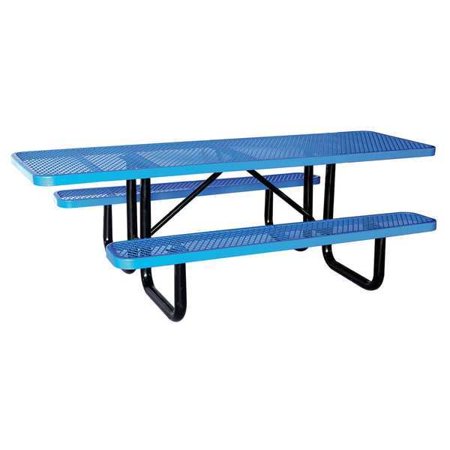 Manufacturer Varies ADA Picnic Table,96 in L,Blue 4HUR9
