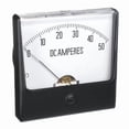 thumbnail image 1 of Analog Panel Meter, AC Current, 0-100 AC A, Size (In.): 3.5, 1 of 2