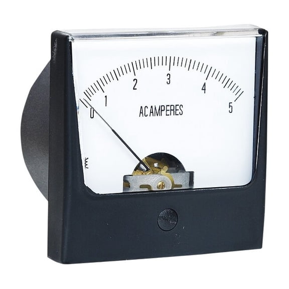 Manufacturer Varies Analog Panel Meter,AC Current,0-5 AC A 12G369