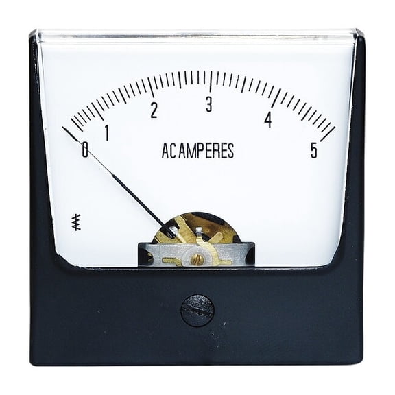 Manufacturer Varies Analog Panel Meter,AC Current,0-5 AC A 12G371