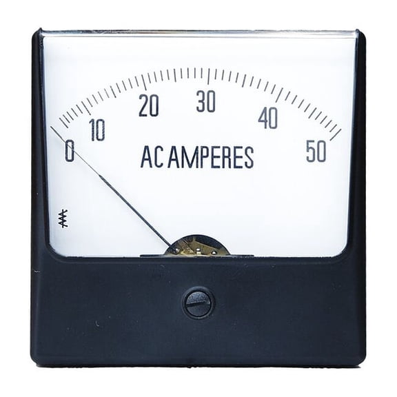 Manufacturer Varies Analog Panel Meter,AC Current,0-50 AC A 12G386