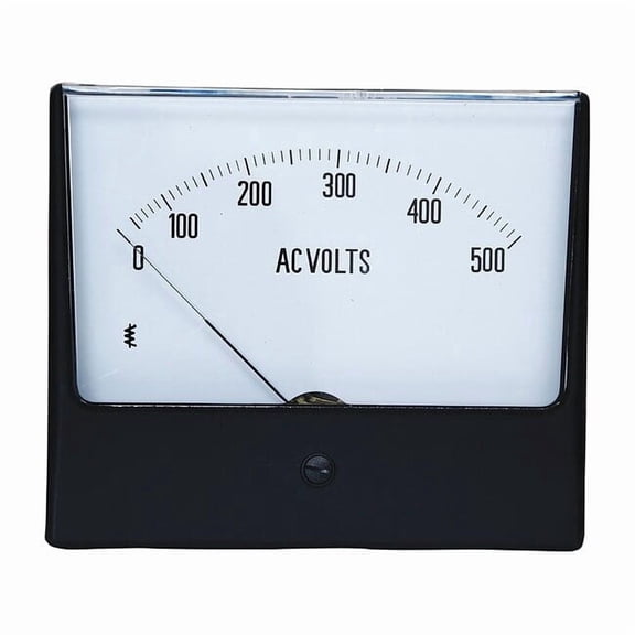 Manufacturer Varies Analog Panel Meter,AC Voltage,0-500 AC V 12G410