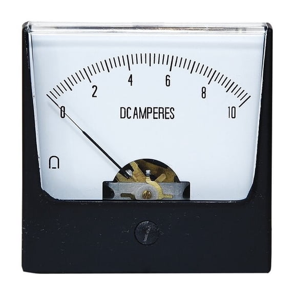 Manufacturer Varies Analog Panel Meter,DC Current,0-10 DC A 12G417