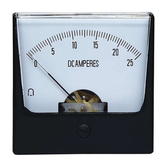 Manufacturer Varies Analog Panel Meter,DC Current,0-25 DC A 12G419