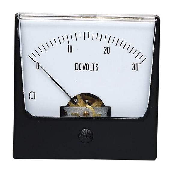 Manufacturer Varies Analog Panel Meter,DC Voltage,0-30 DC V 12G439