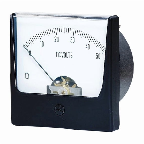 Manufacturer Varies Analog Panel Meter,DC Voltage,0-50 DC V 12G443