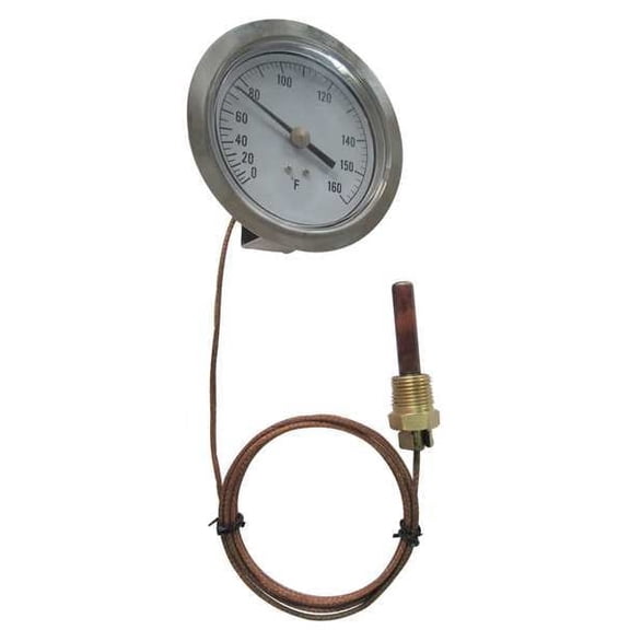 Manufacturer Varies Analog Panel Mt Thermometer,0 to 160F 12U625