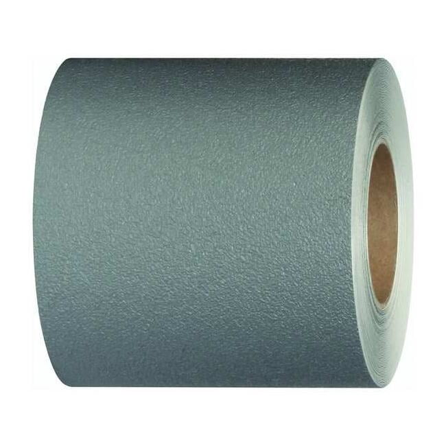 Anti-Slip Tape vinyl Proprietary Grit Size, Gray, 6" W x 60 ft. L, 29 mil Thick