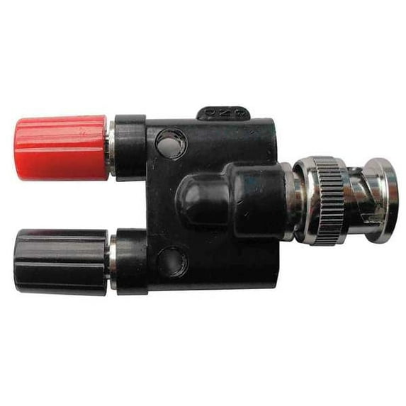 Manufacturer Varies BNC Adapter,Male to Double Binding Post 5TXE2