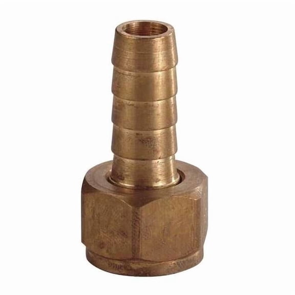 Manufacturer Varies Hose Barb,1/2 In Barb,1/2 In FNPSM,Brass 6AFR1