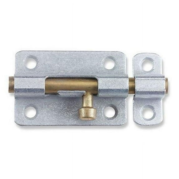 Choice Zoro 1WAB2 Galvanized Barrel Slide Bolt