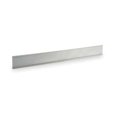 Barricade Beam, Plastic, High-Intensity Prismatic, 8 in Height, 6.75 lb, White