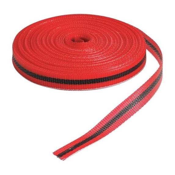 Manufacturer Varies Barricade Tape,Black/Red,150 ft L,3/4 in 91175