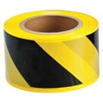 thumbnail image 1 of Manufacturer Varies Barricade Tape,Black/Yellw,500 ft L,3 in 91238, 1 of 2