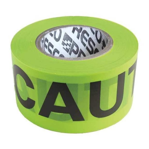 Manufacturer Varies Barricade Tape, Green, 500 ft L, 3 in B3530LG16-200