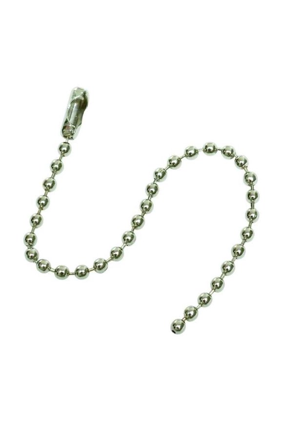 Manufacturer Varies Beaded Chain,4 1/2 in L,Iron,PK100 2YB23