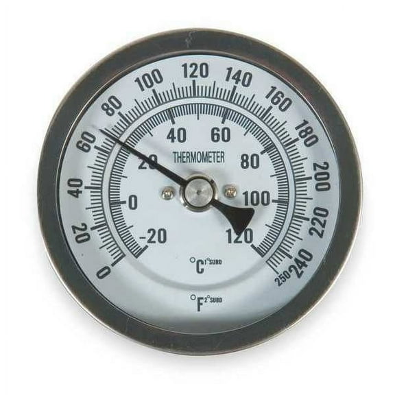 Manufacturer Varies Bimetal Thermom,3 In Dial,0 to 250F 1NFY9
