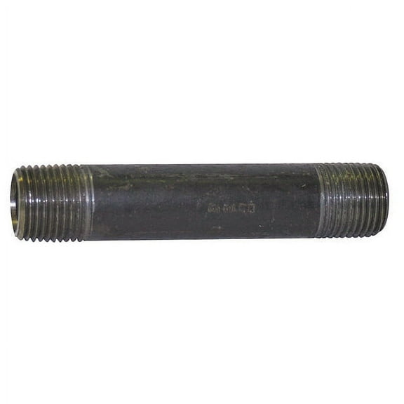 Manufacturer Varies 1/4" x 12" Black Pipe Nipple Sch 40 5P632
