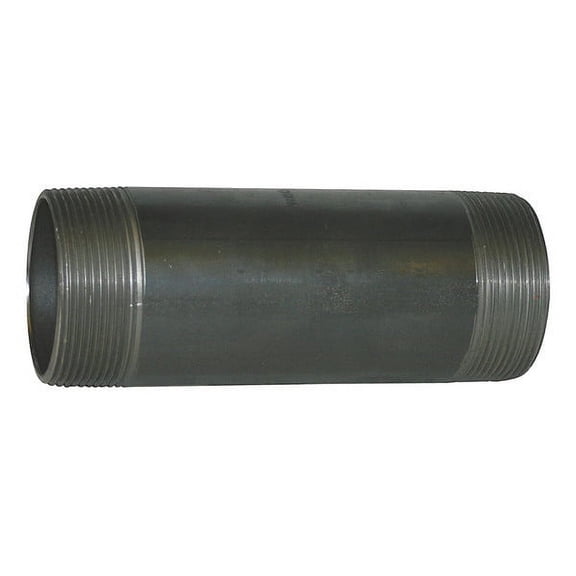 Manufacturer Varies Black Pipe Nipple,Threaded,2x4 In 1LMV1