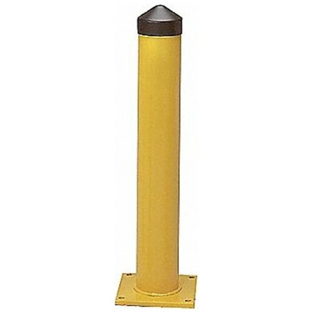 Manufacturer Varies Bollard ,24 in H,Yellow ,Carbon Steel 1755