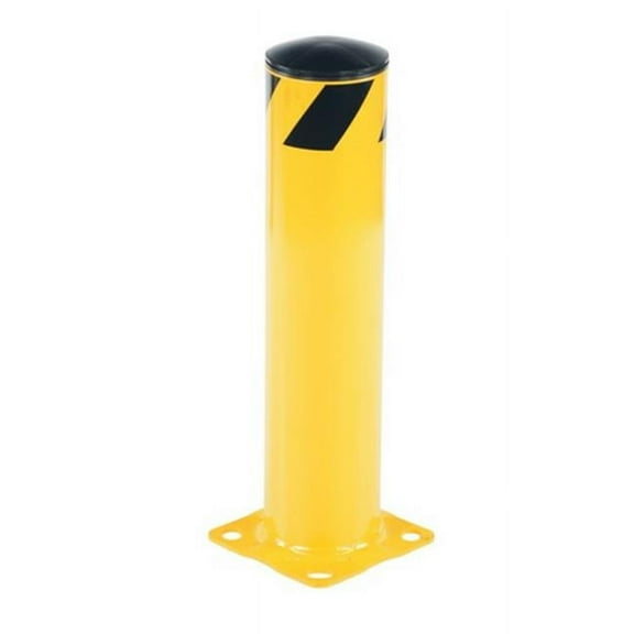 Manufacturer Varies Bollard ,24 in H,Yellow ,Carbon Steel BOL-24-5.5