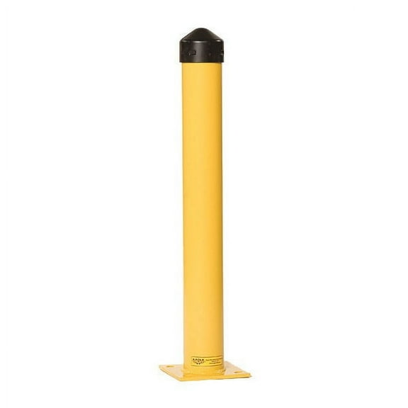 Manufacturer Varies Bollard ,42 in H,Yellow ,Carbon Steel 3KZV4