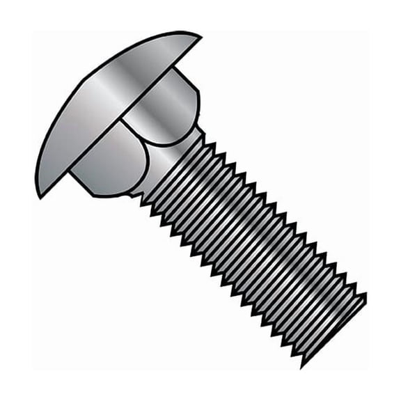 Carriage Bolt, Square Neck, Steel, Galvanized, 100 PK 3796CG