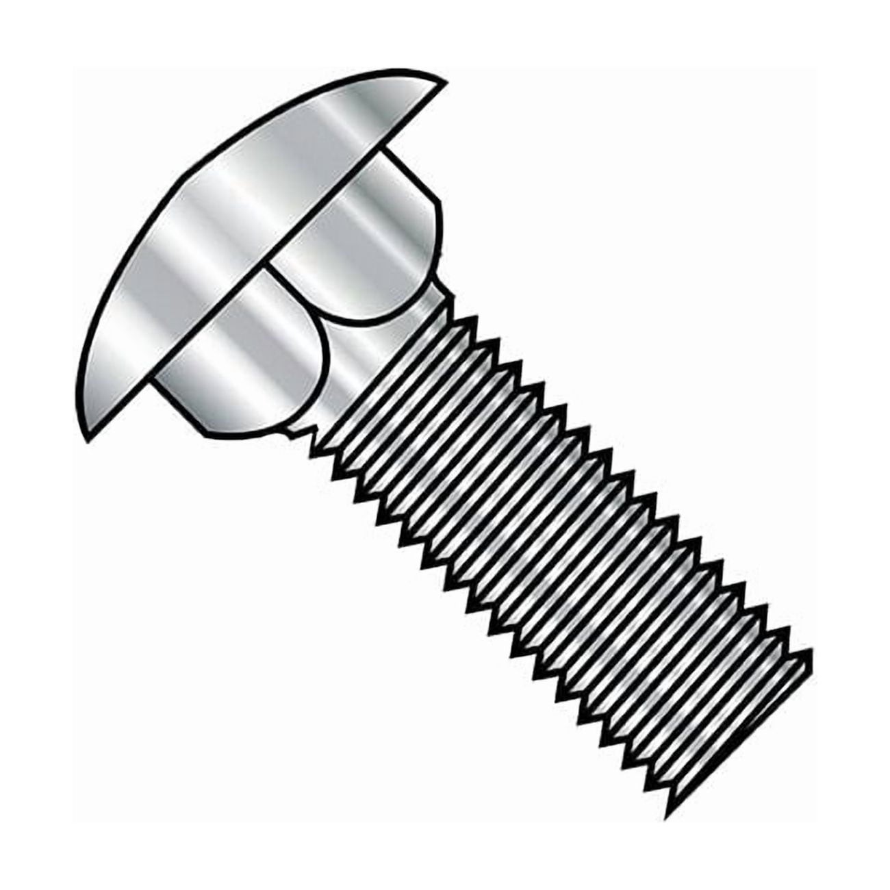 Carriage Bolt, 18-8 Stainless Steel, 400 PK 3124C188