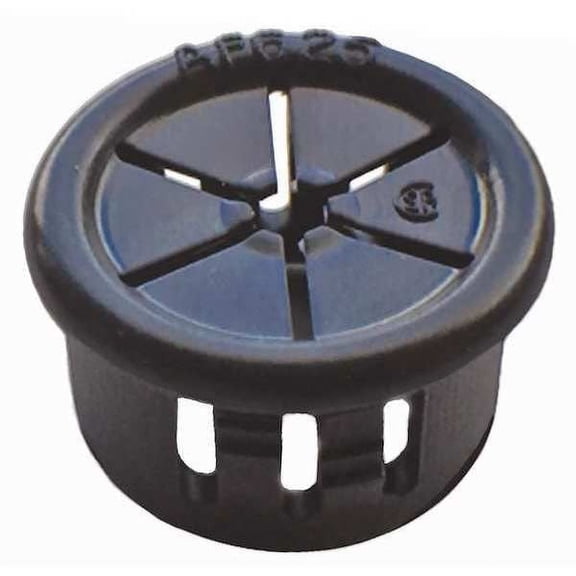 Manufacturer Varies Bushing, Black, 0.875 in Hole Dia, PK25 1EMN6