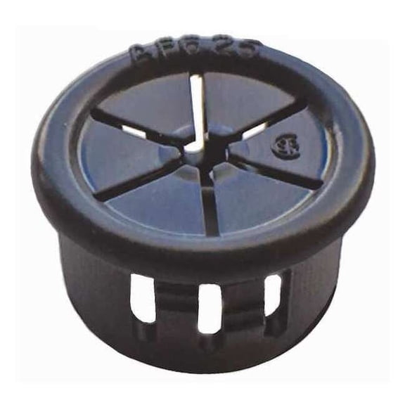 Manufacturer Varies Bushing, Black, 1.093 in Hole Dia, PK25 1EMN9