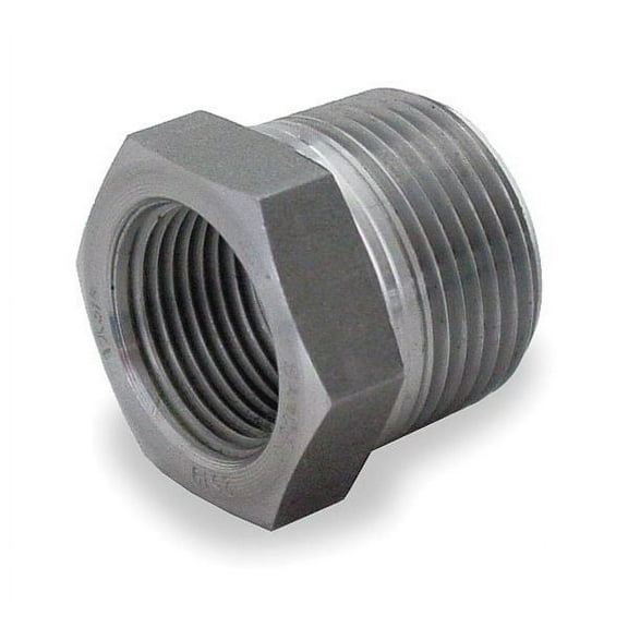 Bushing Bushing, 2-1/2" x 2" Pipe, NPT, Black Forged Steel, Class 3000